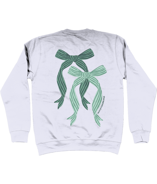 BOW sweater MAVE the brand strikjes achterkant