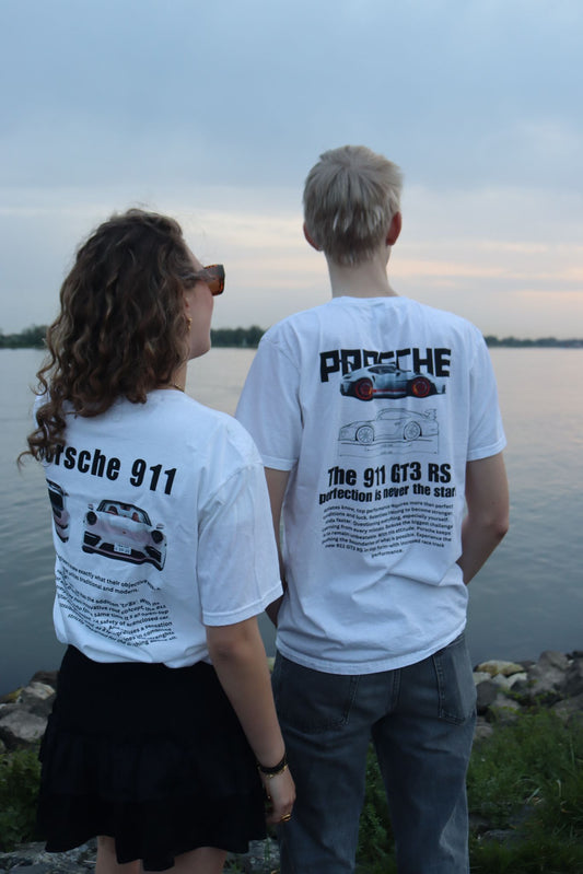 Porsche 911 shirt heren unisex matching porsche achterkant Mave the brand