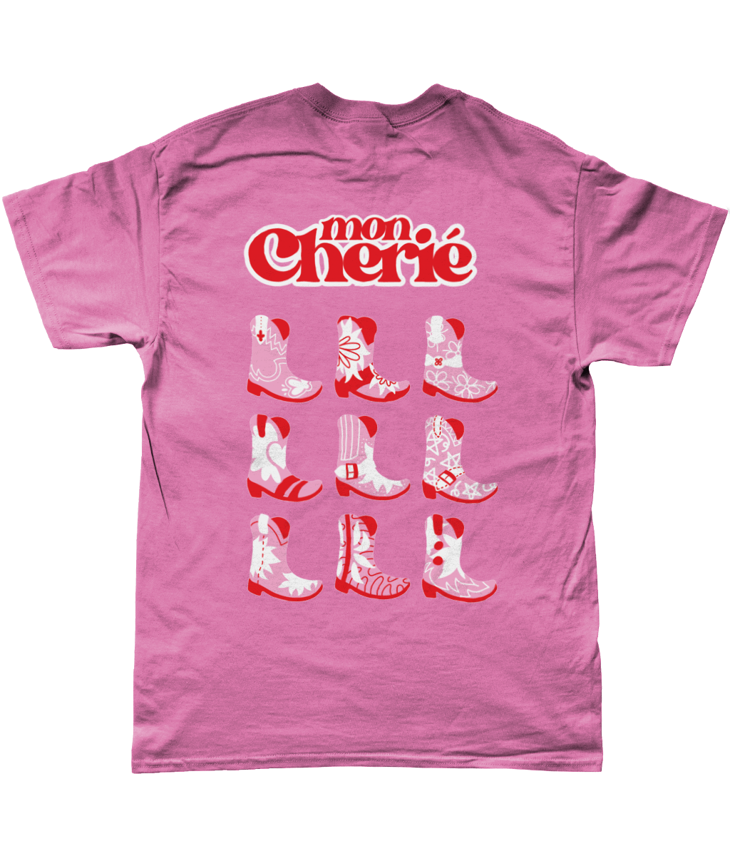 cowbow laarzen shirt achterkant roze shirt MAVE the brand